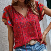 Kataleya | Versatile Short Sleeve Blouse-2